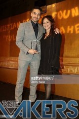 NEW YORK, NY - NOVEMBER 14:  Honoree Ram?n Rodr?guez (L) and Rosie Perez attend the 10th Annual Christian Rivera Foundation Gala at Capitale on November 14, 2018 in New York City.  (Photo by Johnny Nunez/WireImage)