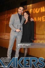 NEW YORK, NY - NOVEMBER 14:  Honoree Ram?n Rodr?guez (L) and Rosie Perez attend the 10th Annual Christian Rivera Foundation Gala at Capitale on November 14, 2018 in New York City.  (Photo by Johnny Nunez/WireImage)