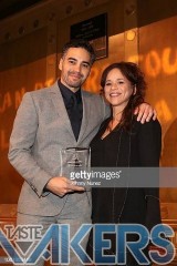 NEW YORK, NY - NOVEMBER 14:  Honoree Ram?n Rodr?guez (L) and Rosie Perez attend the 10th Annual Christian Rivera Foundation Gala at Capitale on November 14, 2018 in New York City.  (Photo by Johnny Nunez/WireImage)