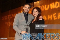 NEW YORK, NY - NOVEMBER 14:  Honoree Ram?n Rodr?guez (L) and Rosie Perez attend the 10th Annual Christian Rivera Foundation Gala at Capitale on November 14, 2018 in New York City.  (Photo by Johnny Nunez/WireImage)