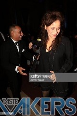 NEW YORK, NY - NOVEMBER 14:  Christian Rivera Foundation Founder John 'Gungie' Rivera (L) and Rosie Perez attend the 10th Annual Christian Rivera Foundation Gala at Capitale on November 14, 2018 in New York City.  (Photo by Johnny Nunez/WireImage)