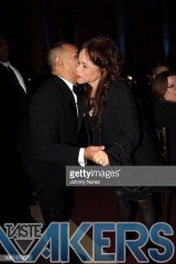 NEW YORK, NY - NOVEMBER 14:  Christian Rivera Foundation Founder John 'Gungie' Rivera (L) and Rosie Perez attend the 10th Annual Christian Rivera Foundation Gala at Capitale on November 14, 2018 in New York City.  (Photo by Johnny Nunez/WireImage)