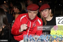 NEW YORK, NY - NOVEMBER 14:   Founder and CEO of the Guardian Angels, Curtis Sliwa (L) attends the 10th Annual Christian Rivera Foundation Gala at Capitale on November 14, 2018 in New York City.  (Photo by Johnny Nunez/WireImage)