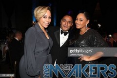 NEW YORK, NY - NOVEMBER 14:  (L-R) Radio personality Alyi V, Christian Rivera Foundation Founder John 'Gungie' Rivera, and Tahiry Jose attend the 10th Annual Christian Rivera Foundation Gala at Capitale on November 14, 2018 in New York City.  (Photo by Johnny Nunez/WireImage)