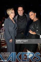 NEW YORK, NY - NOVEMBER 14:  (L-R) Radio personality Alyi V, Tony Touch, and Tahiry Jose attend the 10th Annual Christian Rivera Foundation Gala at Capitale on November 14, 2018 in New York City.  (Photo by Johnny Nunez/WireImage)