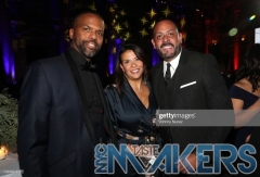 NEW YORK, NEW YORK - NOVEMBER 13: (L-R) AJ Calloway, Lymarie Cruz, and James Cruz attend the 11th Annual Cristian Rivera Foundation Celebrity Gala on November 13, 2019 in New York City. (Photo by Johnny Nunez/WireImage)