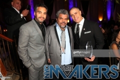 NEW YORK, NEW YORK - NOVEMBER 13: (L-R) Ram?n Rodr?guez, Luis Guzm?n, and Crazy Legs attend the 11th Annual Cristian Rivera Foundation Celebrity Gala on November 13, 2019 in New York City. (Photo by Johnny Nunez/WireImage)