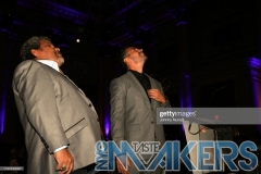 NEW YORK, NEW YORK - NOVEMBER 13: Luis Guzm?n (L) and Ram?n Rodr?guez attend the 11th Annual Cristian Rivera Foundation Celebrity Gala on November 13, 2019 in New York City. (Photo by Johnny Nunez/WireImage)