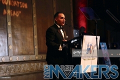 NEW YORK, NEW YORK - NOVEMBER 13: John 'Gungie' Rivera speaks onstage at the 11th Annual Cristian Rivera Foundation Celebrity Gala on November 13, 2019 in New York City. (Photo by Johnny Nunez/WireImage)