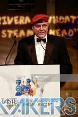 NEW YORK, NEW YORK - NOVEMBER 13: Curtis Silwa speaks onstage at the 11th Annual Cristian Rivera Foundation Celebrity Gala on November 13, 2019 in New York City. (Photo by Johnny Nunez/WireImage)