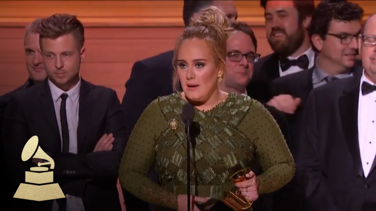 Adele’s Grammy Award Speech NYCTastemakers