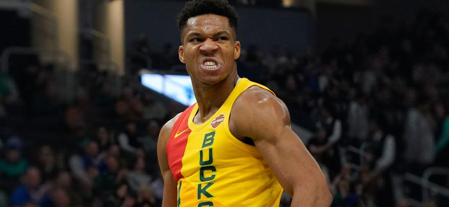 Giannis antetokounmpo sales yellow jersey