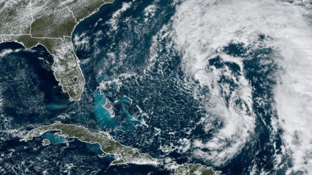 Subtropical Storm Nicole is on track to strengthen into a hurricane as